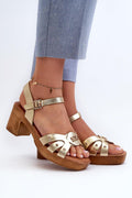  Sandali con tacco model 196334 Step in style 