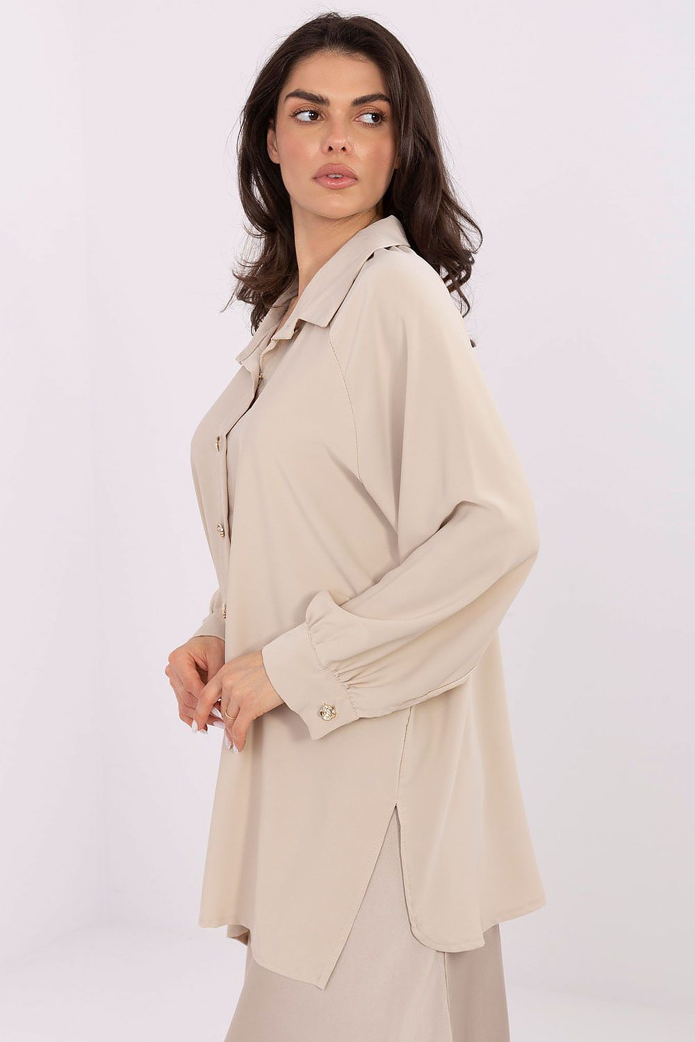  Camicia a manica lunga  model 221396 Factory Price 