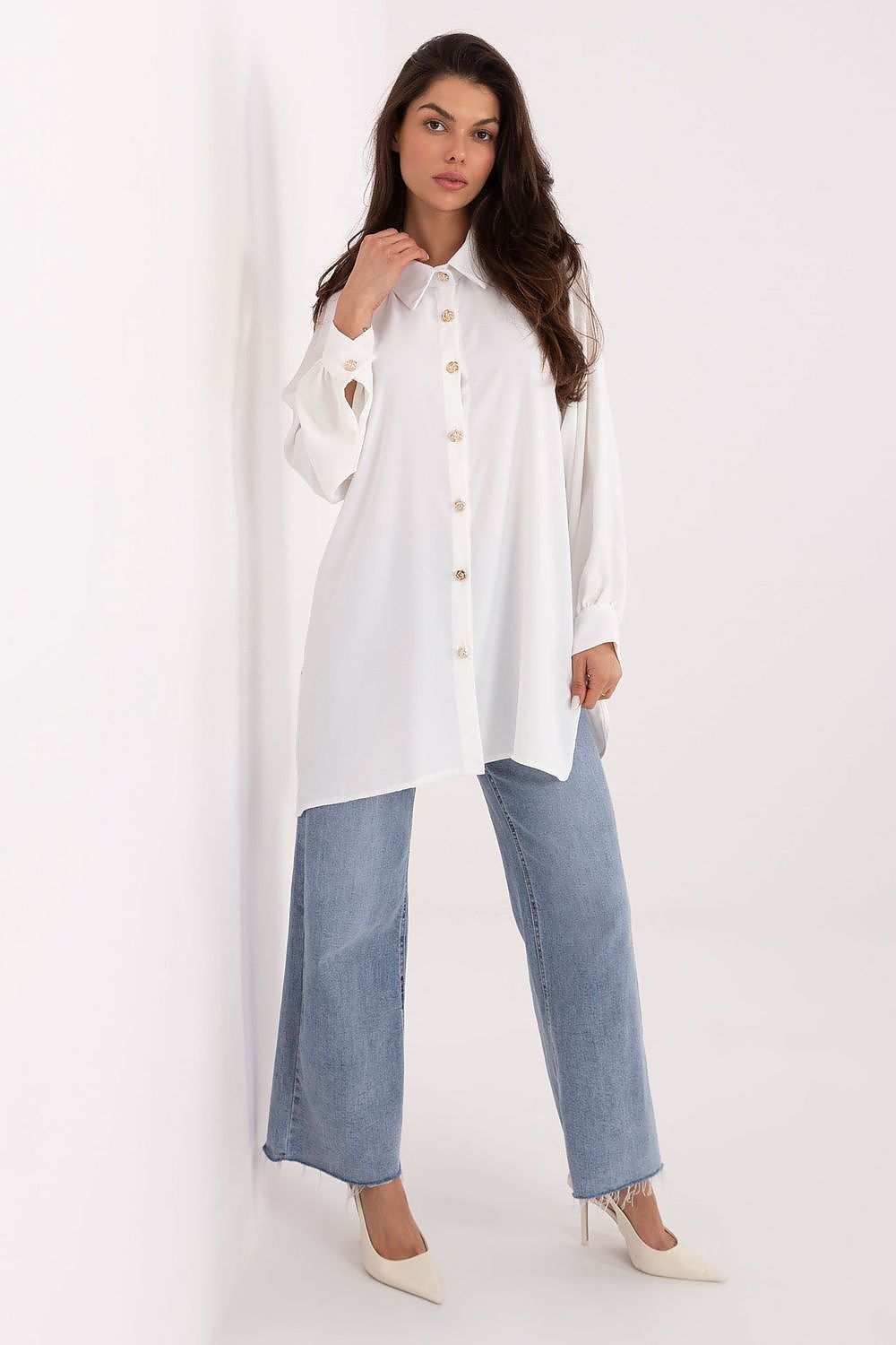  Camicia a manica lunga  model 221693 Factory Price 