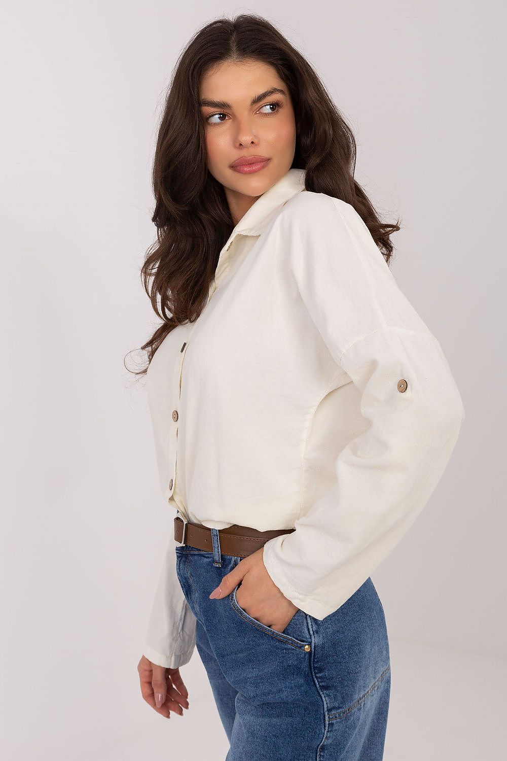  Camicia a manica lunga  model 222883 Italy Moda 