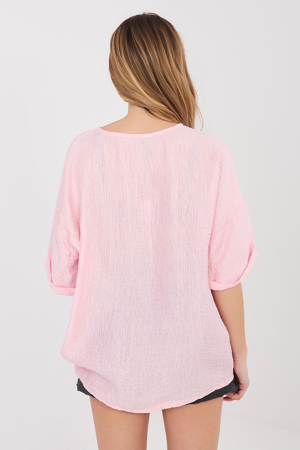  Camicia a manica corta model 225510 Italy Moda 