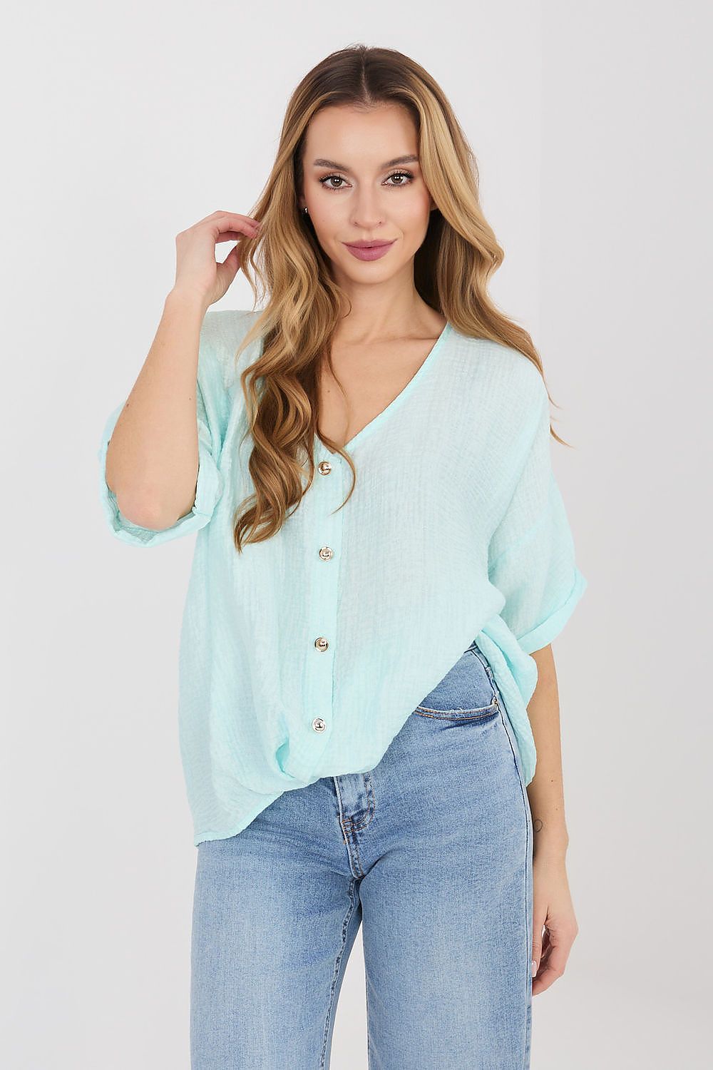  Camicia a manica corta model 225511 Italy Moda 