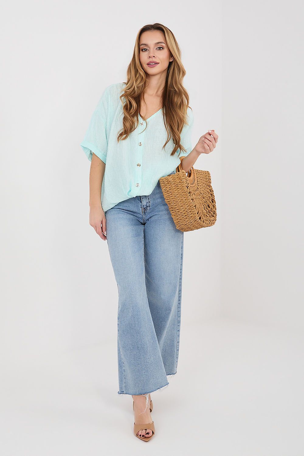  Camicia a manica corta model 225511 Italy Moda 