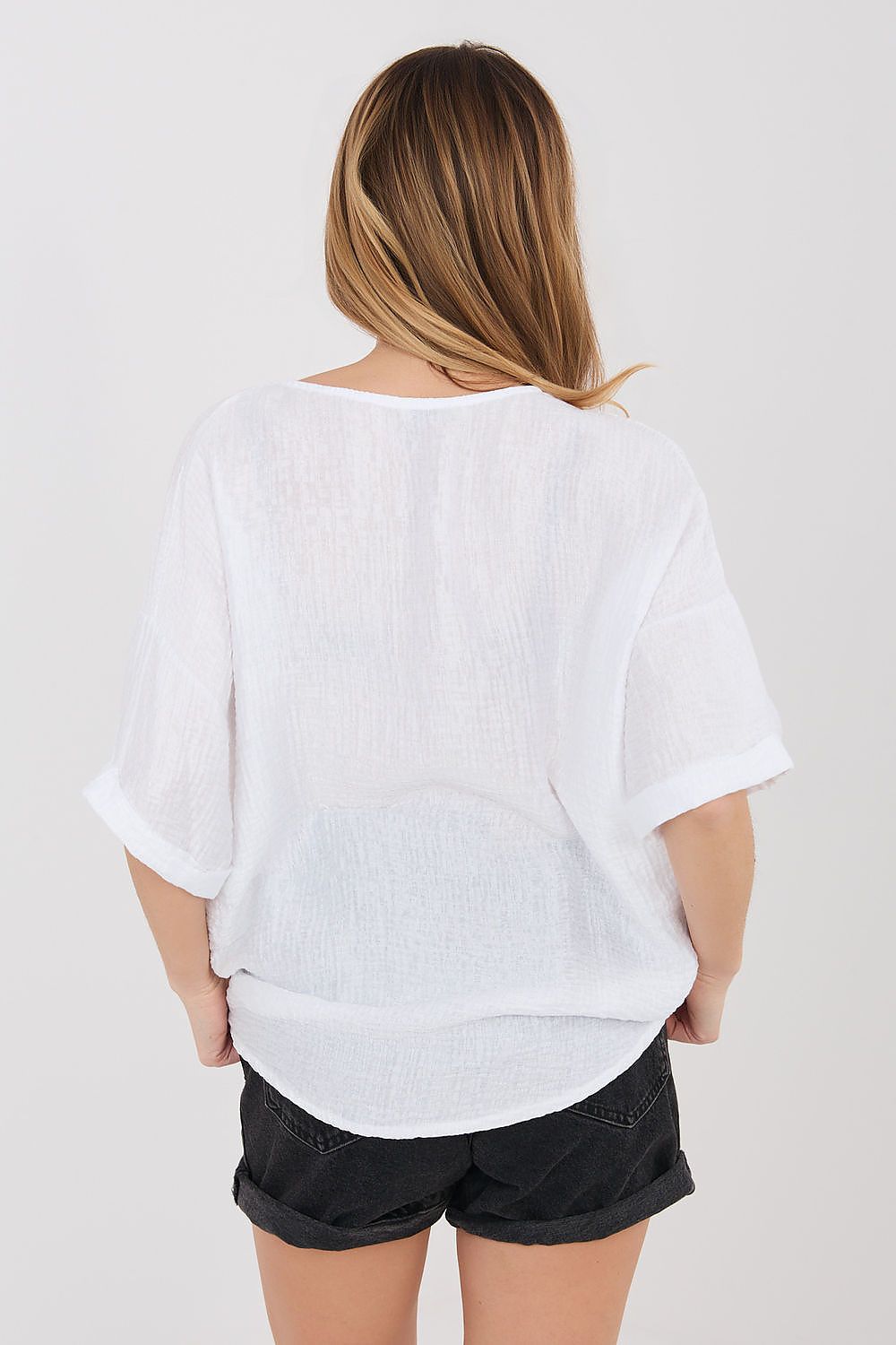 Camicia a manica corta model 225512 Italy Moda 