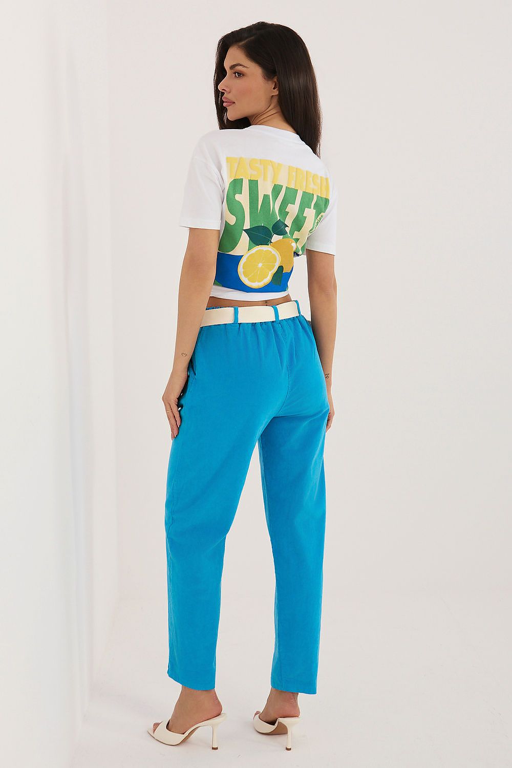  Pantaloni in velluto model 226460 Italy Moda 