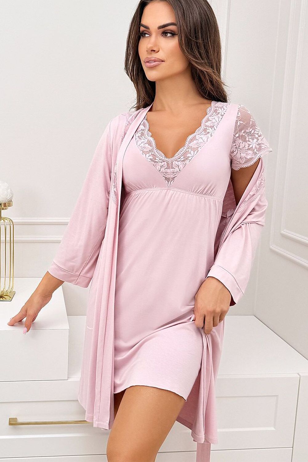  Accappatoio corto model 228614 Donna 